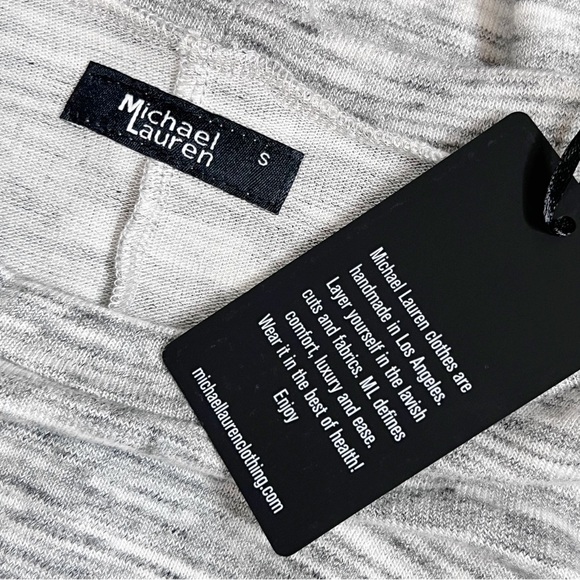 Cotton Blend Super Soft Jersey Long Sleeve Dress by Michael Lauren - Size Small - Picture 3 of 5